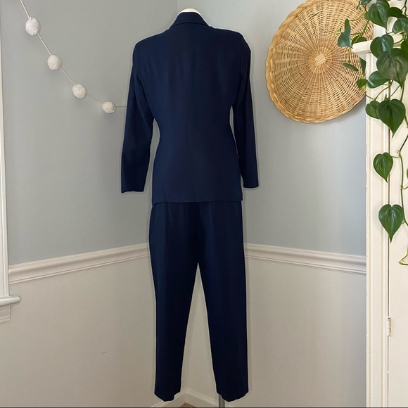 Vintage Liz Claiborne Silk Tweed Pant Suit - Picture 3 of 16